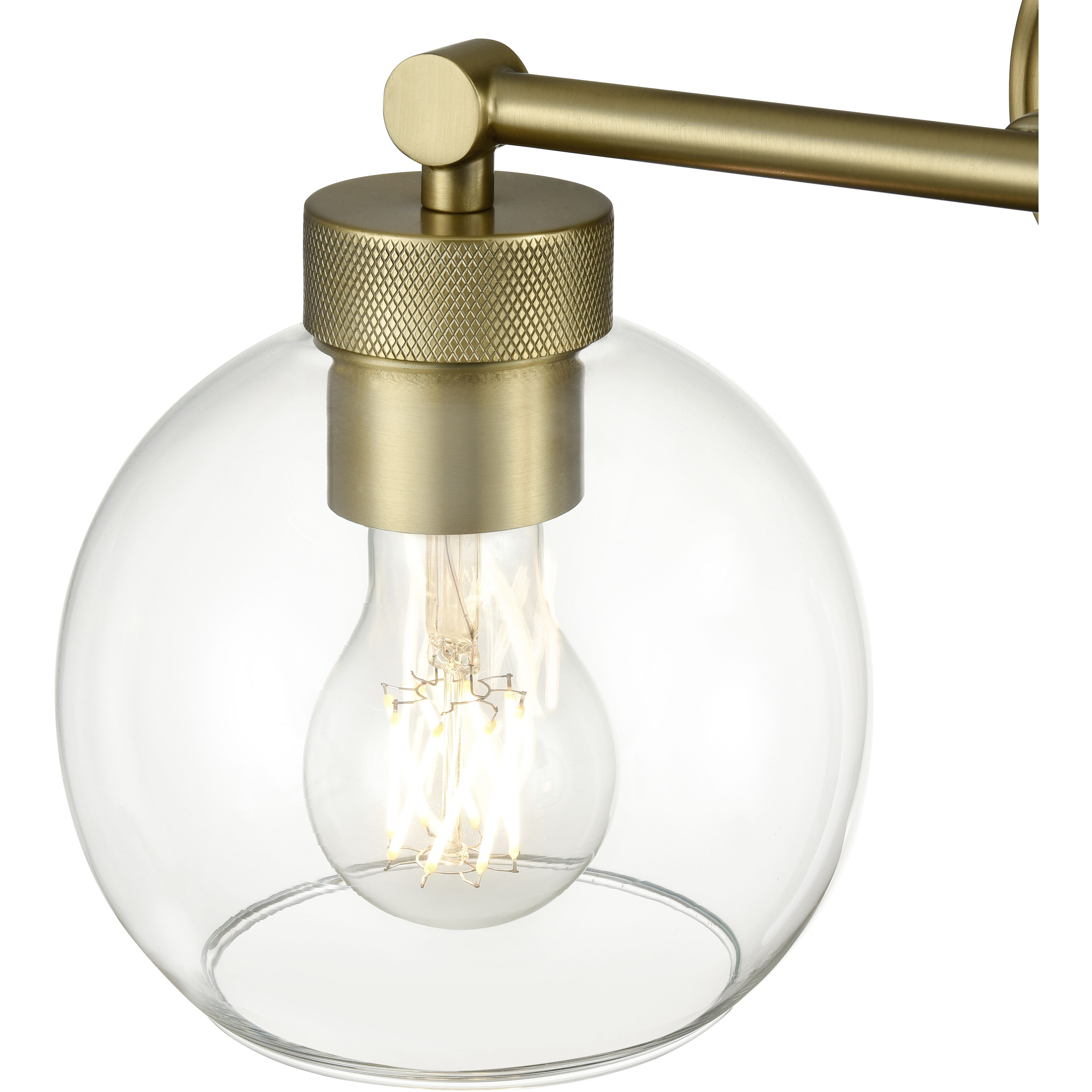 Jonatan 2 Light 16 inch Vintage Brass Bathroom Vanity Light Wall Light